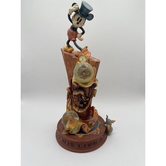 WALT DISNEY WALTS 100 BIRTHDAY SNOW GLOBE MICKEY MOUSE ANNIVERSARY